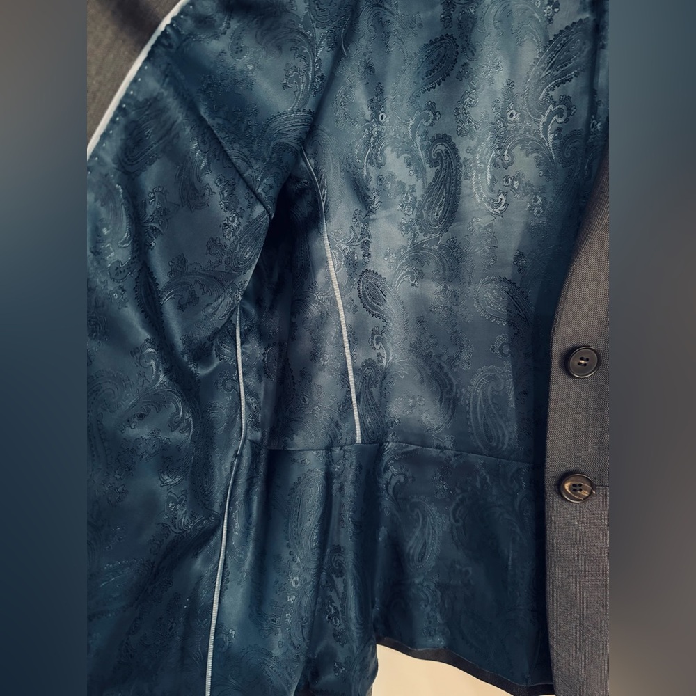 Blue Grey Austin Reed Blazer Size 16 - Picture 4 of 5